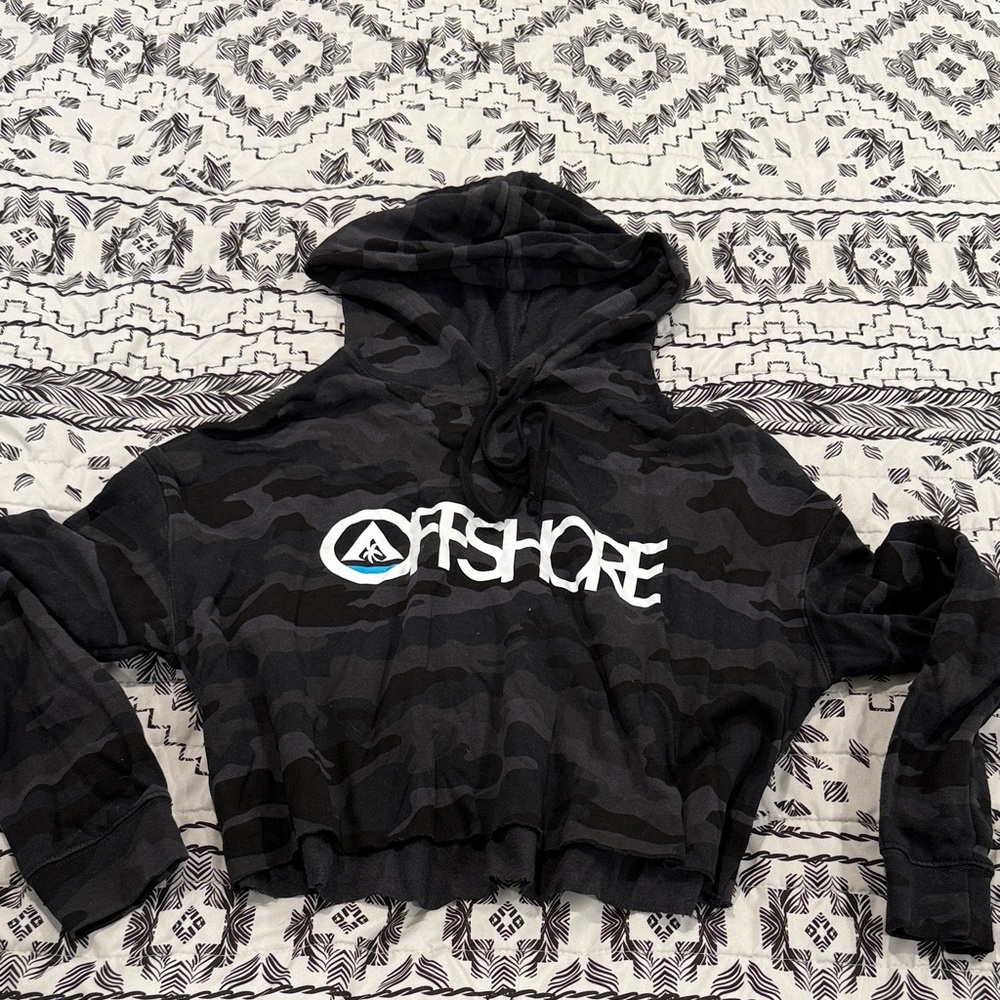 Black Camouflage Women's Sweater